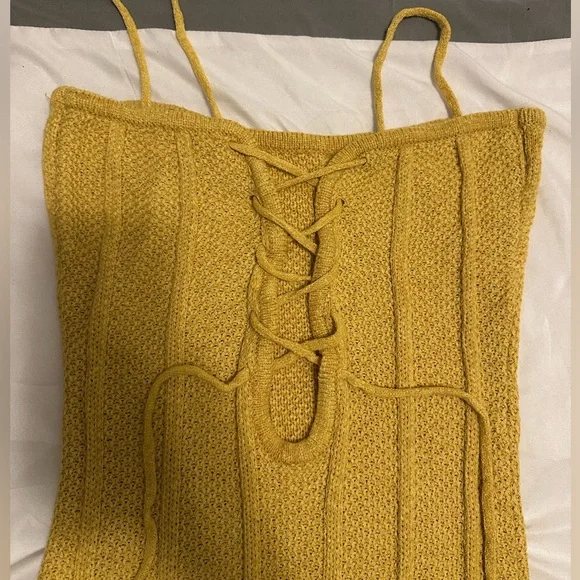 JLUXLABEL Yellow Cabana Views Crochet Dress - Picture 7 of 9